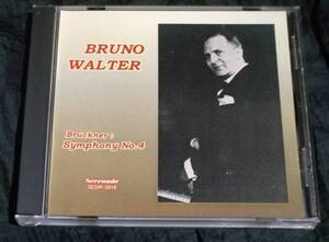 CD/ ブルーノ・ワルター / ブルックナー 交響曲第4番「ロマンティック」NBC交響楽団/walter bruckner/symphony no.4 SEDR-2016