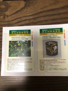 阪急阪神ホールディングスかふ 株主回数乗車証　4回カード×2枚　　2024年6月1日〜2025年5月31日有効　2024年12月1日〜2025年11月30日有効