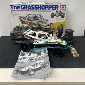 B640-O15-6283 TAMIYA タミヤ ラジコン THE GRASSHOPPER グラスホッパー RC バギー コントローラー/説明書/外箱付き ⑥