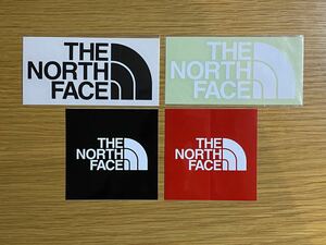 THE NORH FACE ステッカー 4枚セット カッティングステッカー スクエアロゴステッカー