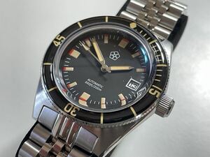 FAMUL WATCH ダイバーズ 自動巻　腕時計　セイコームーブメントNH35 200m防水　316L サファイアガラス　サファイアベゼル　2