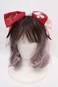 Angelic Pretty / Memorial Tea Museumカチューシャ 赤 Y-23-11-30-028-AP-AC-SZ-ZY