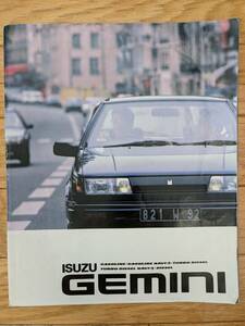 ★★★いすず★ジェミニ★新車カタログ★1988年２月★★★