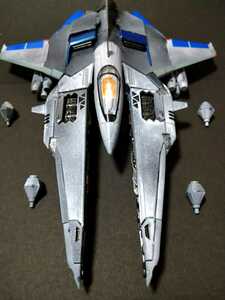 ビックバイパー☆コックピット内点灯☆1/100☆SCALE☆グラディウス☆Ⅳ☆VIC VIPER☆GRADIUS☆ファミコン☆FC☆塗装済☆完成品