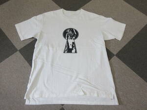 90s HYSTERIC GLAMOUR Tシャツ FREE PEEPING 鍵穴 ヒスガール ヴィンテージ オールド アーカイブ 生成り 2CT-0105 ヒステリックグラマー