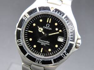 1円～! 稼動品★正規品 OMEGA オメガ 396.1042 シーマスター200m プレボンド Cal.1441 純正ブレス ヴィンテージ メンズ腕時計 SSCLG2933