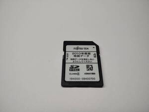  ジャンク扱い　2010年度版　FUJITSU TEN　地図データ　4GB　SDカード　SDHCカード　ナビ