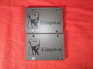 Kingston　SQ500S37/240G　240GB 中古 SATA 2.5インチ 内蔵SSD 2枚セット 【10日間保証】 PH250121-07