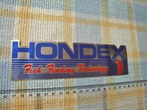 本多電子工業/Hondex！ホンデックス/元祖/ステッカー/シール/青/傷あり ※ ヤフーショッピングストア/レア物商会・健美堂でも大量出品中！