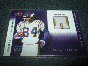 Randy Moss/ランディ・モス(Vikings) ジャージ Fleer 2002 055/500