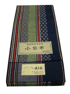 時代屋 大特価 新品 本場 筑前 博多織 小袋帯 正絹 未使用 Wｓ537