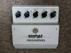 ロックトロン エフェクター RAMPAGE ディストーションペダル 動作確認済み ROCKTRON ランページ