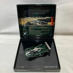 MINICHAMPS 1/43 Bentley exp speed #8 2002 ミニカースポーツカーミニチャンプス　[130]