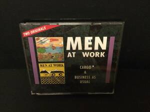 【希少・2枚組・廃盤品】　メン・アット・ワーク　MEN AT WORK CARGO ＆ BUSINESS AS USUAL CD2枚組〔各盤中綴12頁の歌詞カード付〕 