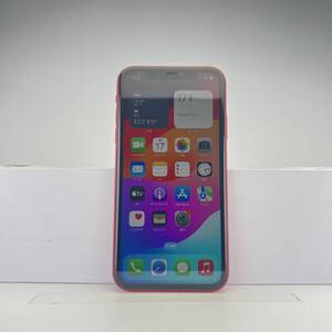 iPhone 11 128GB (PRODUCT)RED SIMフリー Dランク 中古本体 スマホ スマートフォン 白ロム [出品ID：23707]