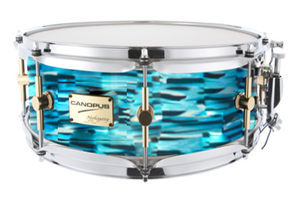 Mahogany 6.5x14 SD Turquoise Oyster