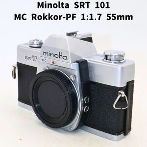 Minolta SRT101 シルバー　フィルムカメラ 整備済