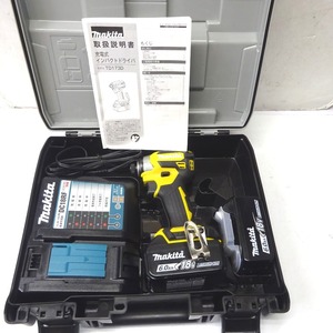 Ft1226581 マキタ インパクトドライバ 充電式インパクトドライバ 18V6Ah TD173DGXFY イエロー makita 中古