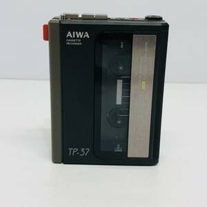 ●アイワ TP-37 カセットレコーダー AIWA ポータブルカセットプレーヤー 音響機器 屋外 オーディオ CASSETTE RECORDER S2954