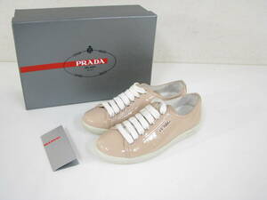 PRADA　プラダ　エナメル　スニーカー　5534　36 1/2