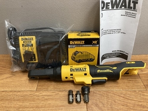 003☆未使用品☆　DeWALT 充電式1/4&3/8ラチェットレンチ　バッテリ1個　充電器 DCF500　DCB127　DCB115