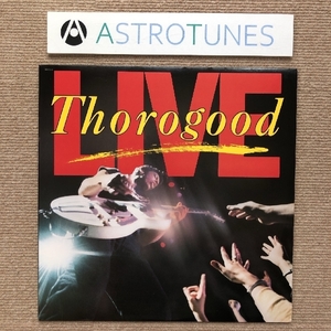 美盤 レア物 George Thorogood & The Destroyers 1986年 LPレコード ライヴ Live 米国オリジナルリリース盤 Bad To The Bone