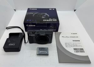 Canon PowerShot SX620 HS ブラック 箱、説明書付き 動作確認済【KNY108】