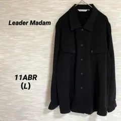 （A0283）Leader Madam 長袖ブラウス（11ABR）大きめゆったり