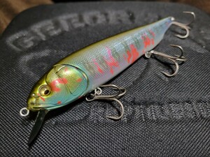 ★Megabass★LATES RATTLE IN メガバス ラテス ラトルイン Bloody Chigill(ps.kizu オリジナルカラー) 美中古 Length 120mm Weight 5/8oz 