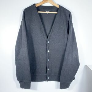 BEAMS M ビームス　カーディガン　ニット　セーター　アウター　トップス　ブラック　