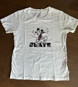 coen　コーエン　ミッキー　Tシャツ 半袖 USAコットン 白 ホワイト ディズニー　Disney