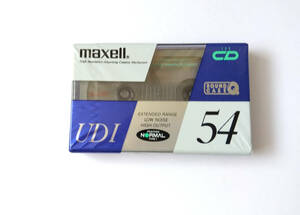 【カセットテープ】maxwell UDⅠ 54 POSITION NORMAL TYPE Ⅰ