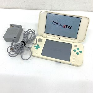 秦野店【中古品】1-51 Nintendo 任天堂 ニンテンドー 2DS LL 本体 JAN-001 Animal Crossing 充電コード付き 初期化 簡易動作確認済み