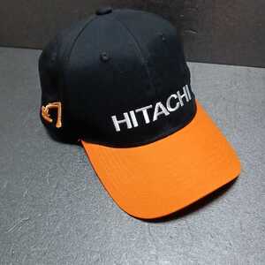 ● 日立「HITACHI キャップ」刺繍 帽子 ユンボ 日立建機