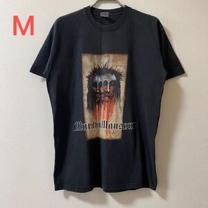 古着 Y2K Vintage Marilyn Manson All Against Gods Believer Tee M マリリンマンソン ビリーバー Tシャツ band rap バンドT Rock ロック 