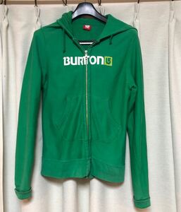 Burton バートン・メンズパーカー スウェット グリーン　Lサイズ