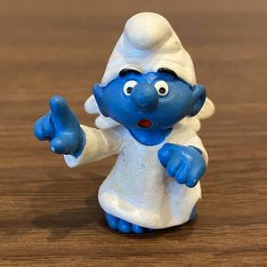 スマーフ フィギュア エンジェル 天使 1984 PEYO Schleich smurf シュライヒ PVC ヴィンテージ クリスマス 