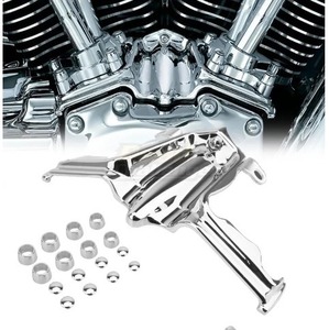 【送料無料】HARLEY ハーレー ツインカム用 00-16 タペットブロック カバー クロームシルバー ダイナ ツーリング ファットボブ CVO