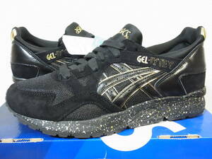 国内新品 atmos 別注 ASICS GEL LYTE V BLACK GOLD アシックス ゲルライト ブラック ゴールド アトモス ゲル ライト TQ6J1K 25.5cm US7.5