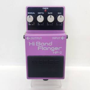 HF-2 BOSS ハイバンド フランジャー 日本製 Hi Band Flanger コンパクト エフェクター 新品電池付 中古 ボス 動作確認済み/動画有 送料無料