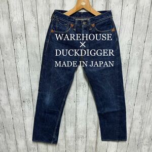 WAREHOUSE×DUCKDIGGER セルビッチデニム！日本製！