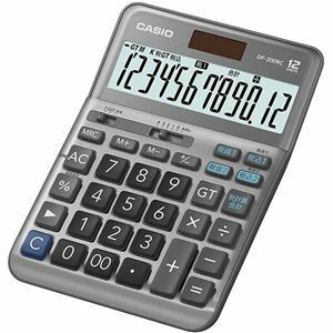 【新品】カシオ計算機 CASIO 軽減税率電卓 デスクタイプ12桁 DF-200RC-N