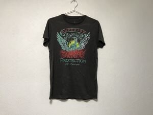 本物ディーゼルDIESELコットンプリント半袖TシャツメンズサーフアメカジミリタリーストリートスケーターワークビジネスグレーSインド製