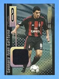 2001 PANINI CALCIO MILAN GATTUSO ジャージカード