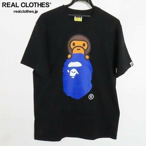 ☆A BATHING APE/アベイシングエイプ BABY MILO ベビーマイロ サル顔 半袖Tシャツ L /LPL