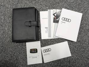 ☆YY19744 AUDI アウディ Q2 GACHZ 取扱説明書 取説 2018年発行 メンテナンスノート 車検証レザーケース付き 全国一律送料600円