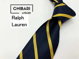 【超美品】Ralph Lauren　ラルフローレン　レジメンタル柄 ネクタイ 3本以上 送料無料 メンズ ネイビー　0202056