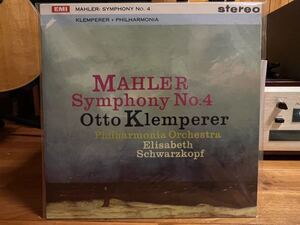 EMI SAX2441 Gustav Mahler SYMPHNY NO.4 OTTO KLEMPERER PHILHARMONIA ORCHESTRA Soprano ELISABETH SCHWARZKOPF