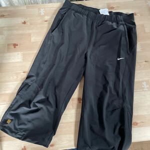 【中古品】 NIKE DRI-FIT パンツ M 黒 ナイロンパンツ X