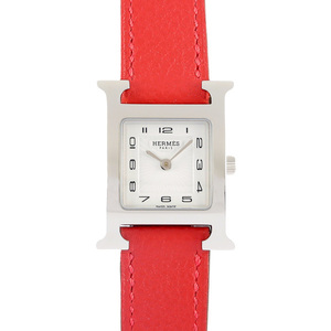 エルメス HERMES Hウォッチ PM 25mm W036704WW00 ホワイト文字盤 新品 腕時計 レディース